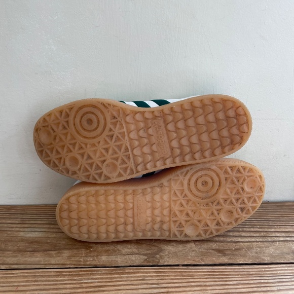 Adidas | Sambae Cloud White & Green Platform Sneaker Shoes 6.5 / 7 - Picture 13 of 14